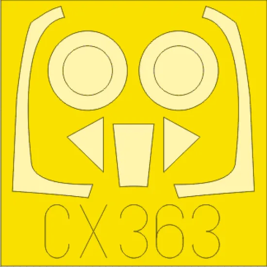 Eduard CX363 1/72 Typhoon Mk.Ib Sticker for Aircraft