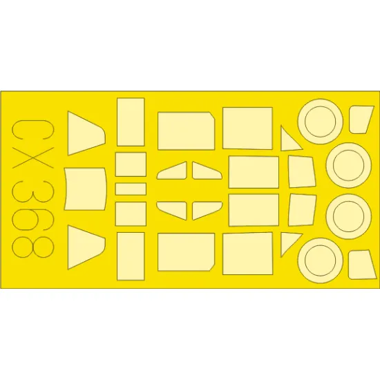Eduard CX368 1/72 Il-2M3 Sticker for Aircraft