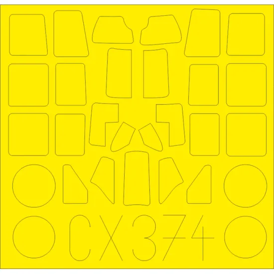 Eduard CX374 1/72 A6M3 Sticker for Aircraft