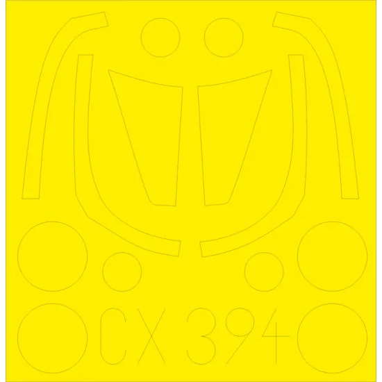 Eduard CX394 1/72 F-16CJ Block 50 Sticker for Aircraft