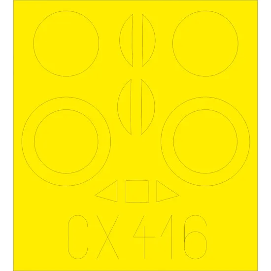 Eduard CX416 1/72 Avia B.534 III. serie Weekend Sticker for Aircraft