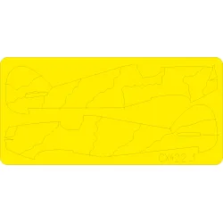 Eduard CX422 1/72 Hurricane camo scheme A Sticker for Aircraft