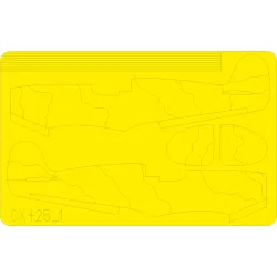 Eduard CX425 1/72 Spitfire camo scheme B Sticker for Aircraft