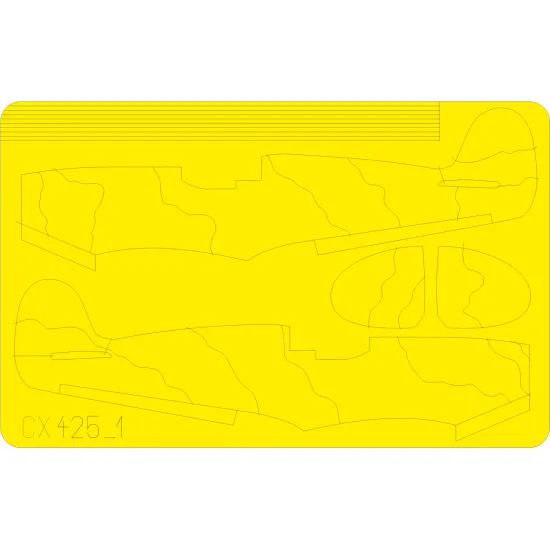 Eduard CX425 1/72 Spitfire camo scheme B Sticker for Aircraft