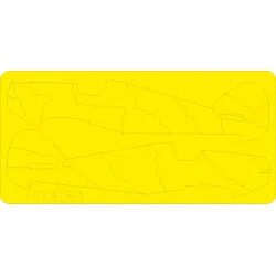 Eduard CX426 1/72 Hurricane camo scheme B Sticker for Aircraft
