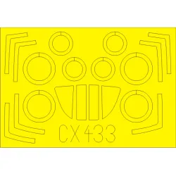 Eduard CX433 1/72 MiG-29A Izdeliye 9-12 Sticker for Aircraft