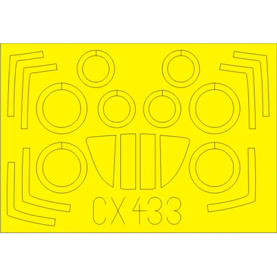 Eduard CX433 1/72 MiG-29A Izdeliye 9-12 Sticker for Aircraft