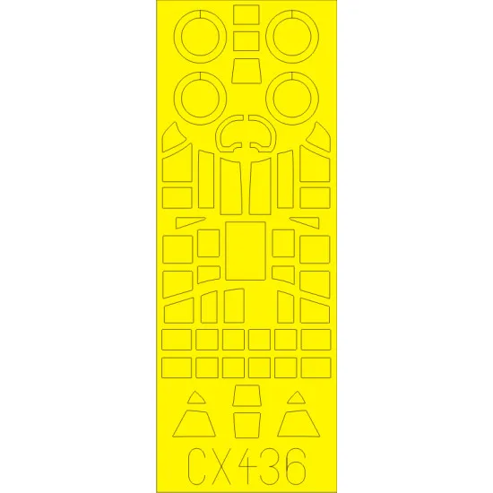 Eduard CX436 1/72 Ju 87B-1 Sticker for Aircraft