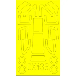 Eduard CX438 1/72 AH-64D Block II Sticker for Aircraft