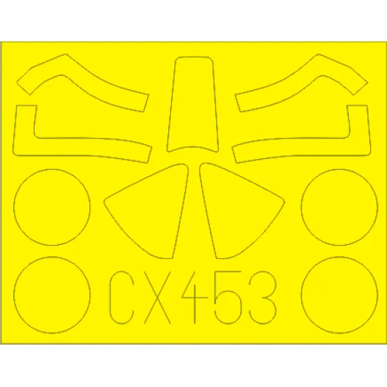 Eduard CX453 1/72 F4U-4 Sticker for Aircraft