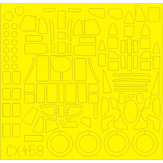 Eduard CX458 1/72 Halifax B Mk.III Sticker for Aircraft