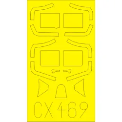 Eduard CX469 1/72 Spitfire Mk.XVI Highback Sticker for Aircraft