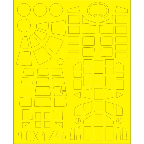 Eduard CX474 1/72 Fw 189A-1 Sticker for Aircraft