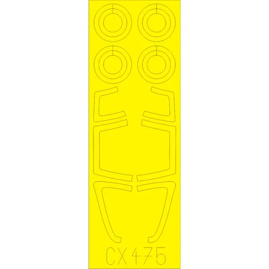 Eduard CX475 1/72 Su-33 Flanker D Sticker for Aircraft