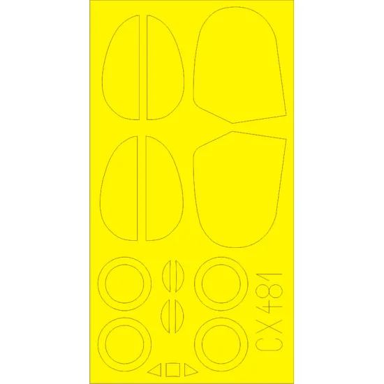 Eduard CX481 1/72 B-534 early series Sticker for Aircraft