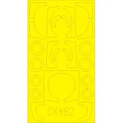 Eduard CX482 1/72 MiG-29UB Izdelye 9.51 Sticker for Aircraft