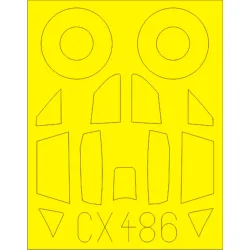 Eduard CX486 1/72 Me 262A-1a Sticker for Aircraft