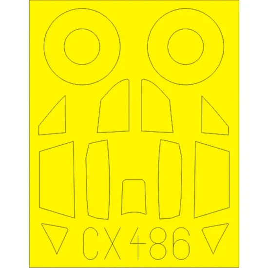 Eduard CX486 1/72 Me 262A-1a Sticker for Aircraft