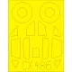 Eduard CX486 1/72 Me 262A-1a Sticker for Aircraft