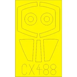 Eduard CX488 1/72 Kfir C2/C7 Sticker for Aircraft