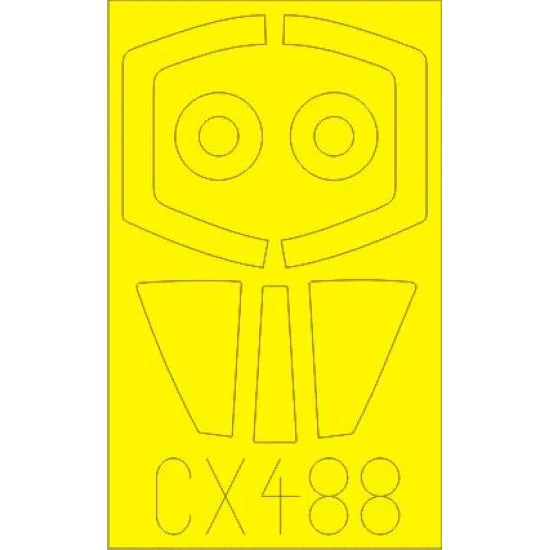 Eduard CX488 1/72 Kfir C2/C7 Sticker for Aircraft