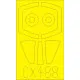 Eduard CX488 1/72 Kfir C2/C7 Sticker for Aircraft