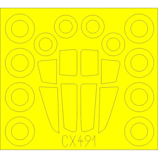 Eduard CX491 1/72 Su-34 Sticker for Aircraft