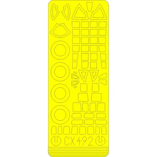 Eduard CX492 1/72 P1Y Frances/Ginga Sticker for Aircraft