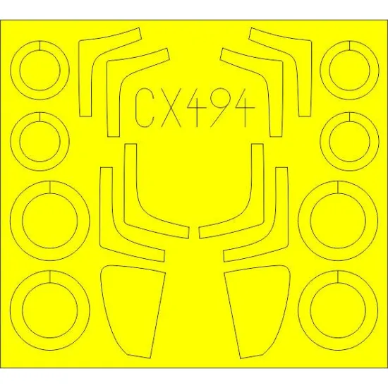 Eduard CX494 1/72 MiG-29SMT Sticker for Aircraft