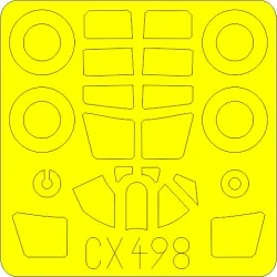 Eduard CX498 1/72 P-40N Sticker for Aircraft