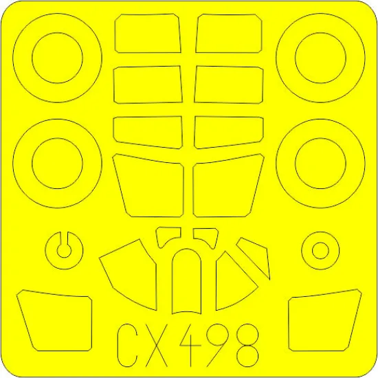Eduard CX498 1/72 P-40N Sticker for Aircraft