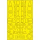 Eduard CX500 1/72 Q1W1 Tokai / Lorna Sticker for Aircraft