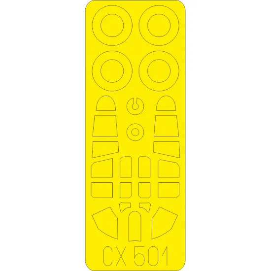 Eduard CX501 1/72 Kittyhawk Mk.Ia Sticker for Aircraft