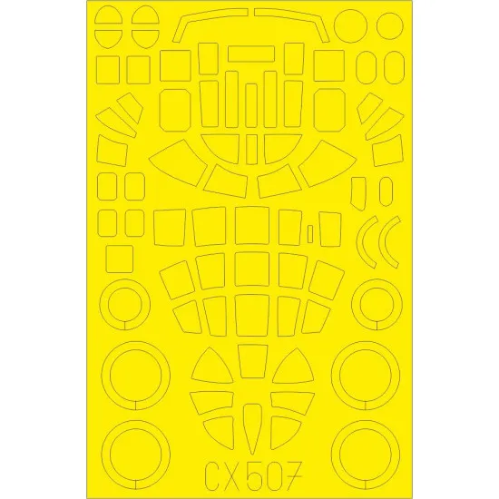 Eduard CX507 1/72 B-25C/D Sticker for Aircraft