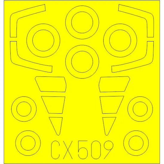 Eduard CX509 1/72 F-106A Sticker for Aircraft
