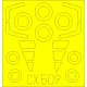 Eduard CX509 1/72 F-106A Sticker for Aircraft