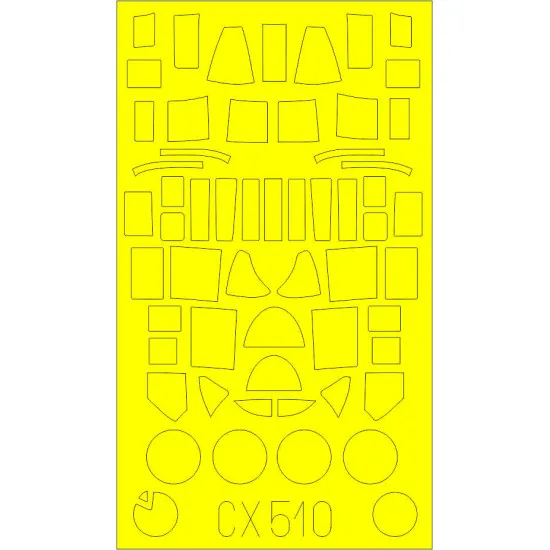 Eduard CX510 1/72 P-61A Sticker for Aircraft