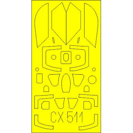 Eduard CX511 1/72 MiG-21MF Sticker for Aircraft