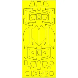 Eduard CX512 1/72 MiG-21MF TFace Sticker for Aircraft