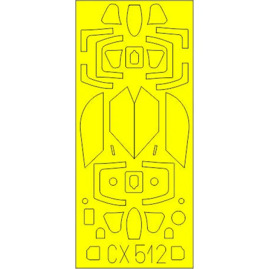 Eduard CX512 1/72 MiG-21MF TFace Sticker for Aircraft