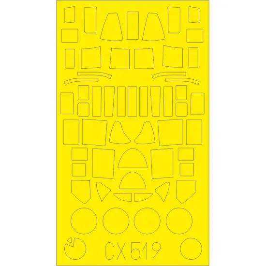 Eduard CX519 1/72 P-61B Sticker for Aircraft