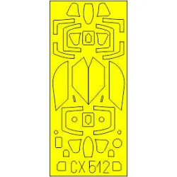 Eduard CX521 1/72 F/A-18E TFace Sticker for Aircraft
