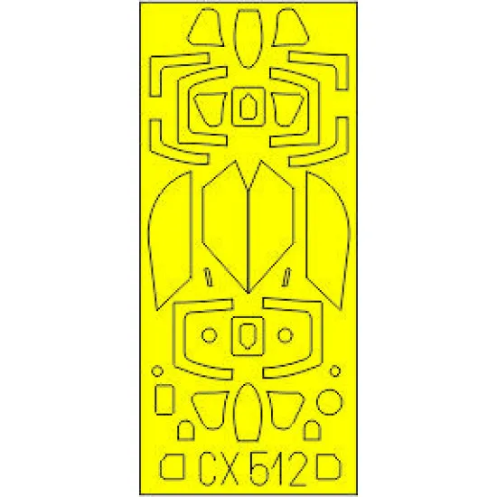 Eduard CX521 1/72 F/A-18E TFace Sticker for Aircraft
