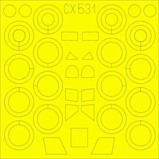 Eduard CX531 1/72 B-52G Sticker for Aircraft