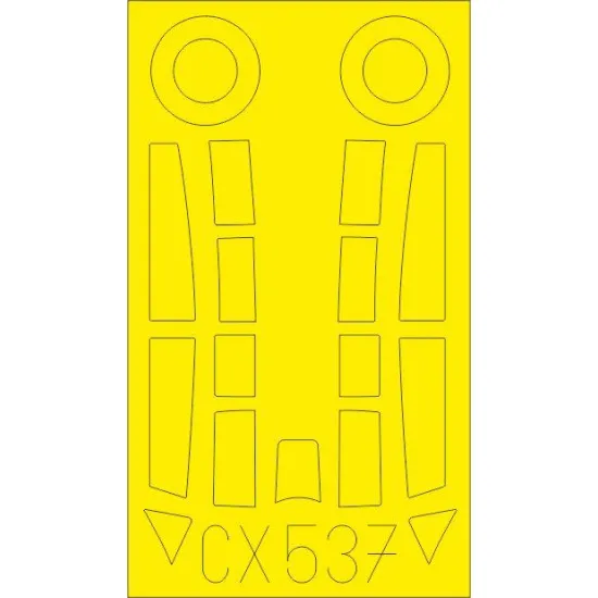 Eduard CX537 1/72 Me 262B-1 Sticker for Aircraft