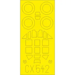 Eduard CX542 1/72 Bf 109G-6 Sticker for Aircraft