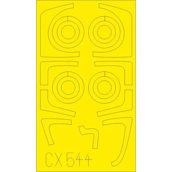 Eduard CX544 1/72 Su-30SM Sticker for Aircraft