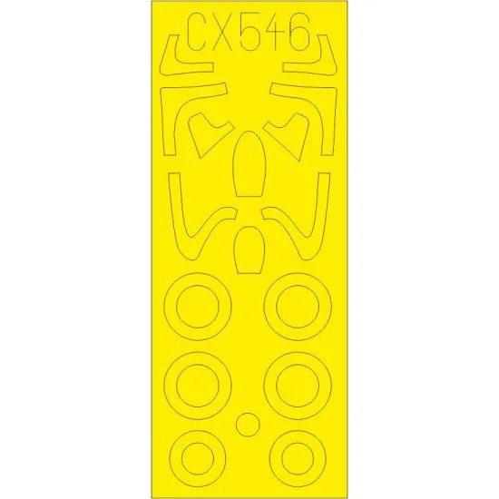 Eduard CX546 1/72 MiG-21F-13 Sticker for Aircraft