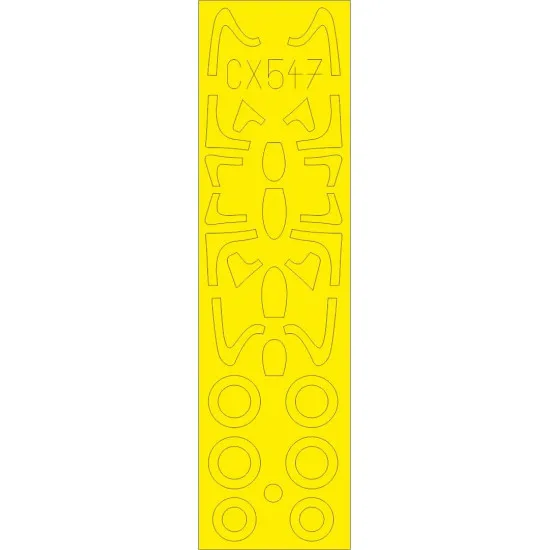 Eduard CX547 1/72 MiG-21F-13 TFace Sticker for Aircraft