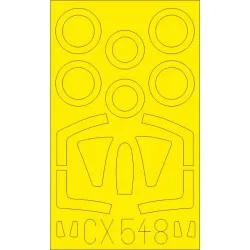 Eduard CX548 1/72 Super Mystere B.2 Sticker for Aircraft